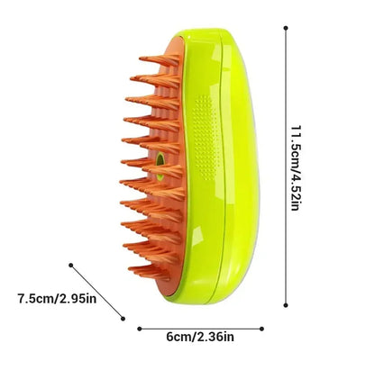 ProSteam™ 3-in-1 Pet Grooming Brush