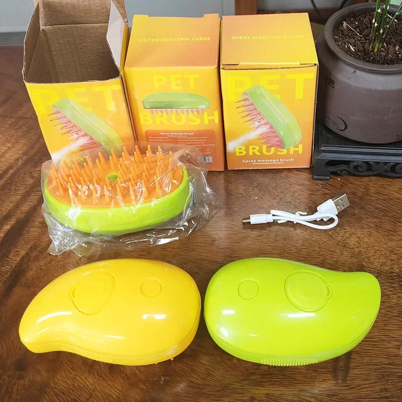ProSteam™ 3-in-1 Pet Grooming Brush