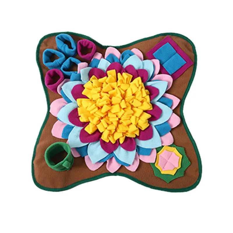 Interactive Dog Snuffle Mat – Slow Feeding Puzzle Toy for Boredom & Mental Enrichment