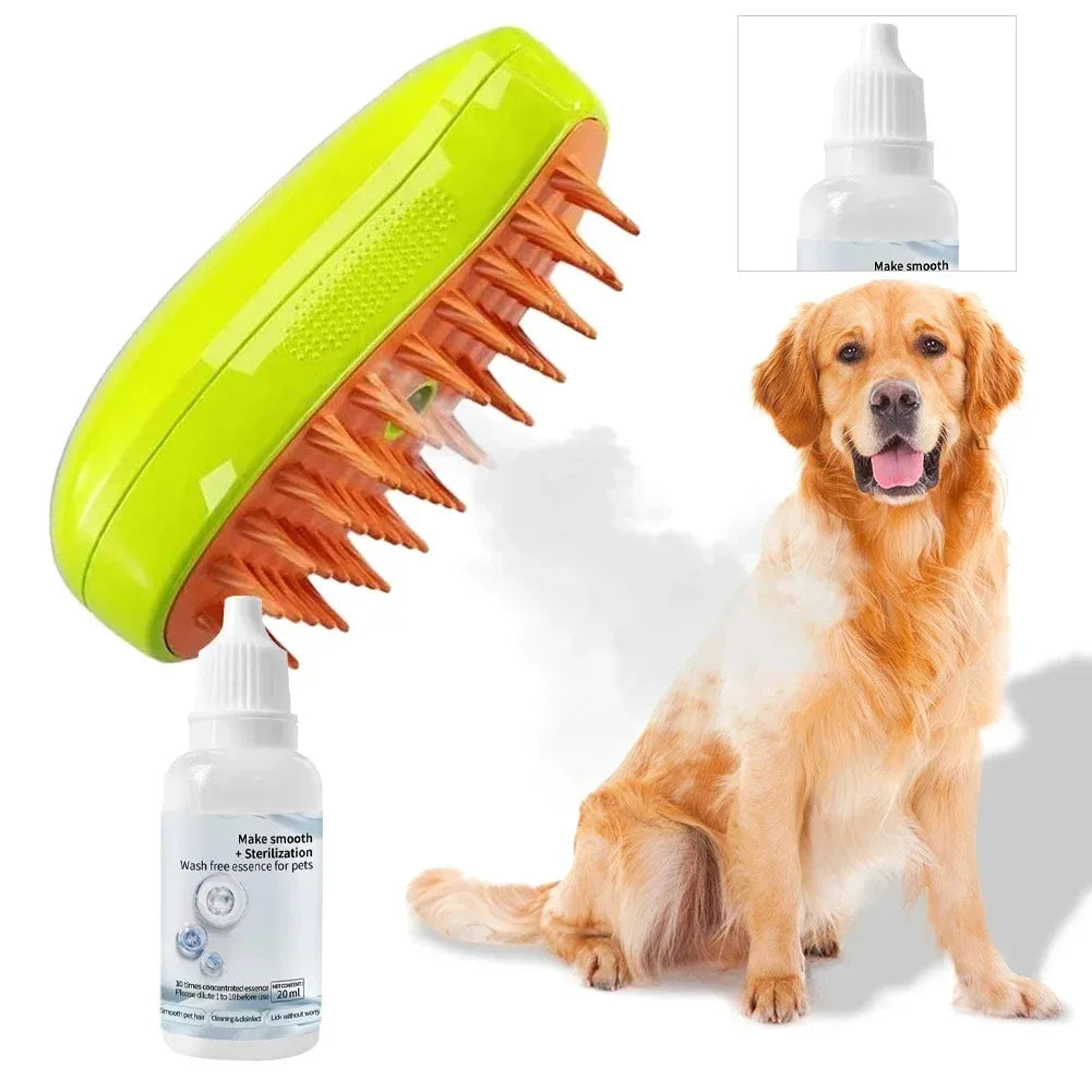 ProSteam™ 3-in-1 Pet Grooming Brush