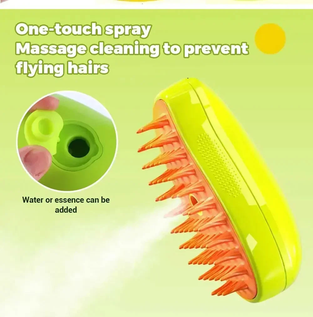 ProSteam™ 3-in-1 Pet Grooming Brush