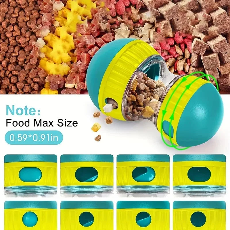 Interactive Dog Treat Dispenser Toy – Slow Feeder Puzzle for Mental Stimulation & Healthy Eating